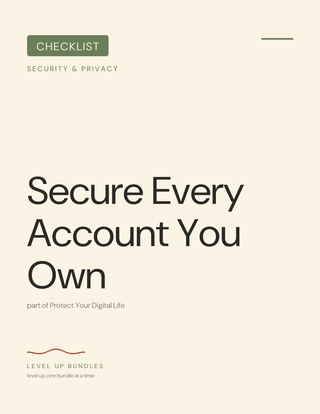 Secure Every Account You Own