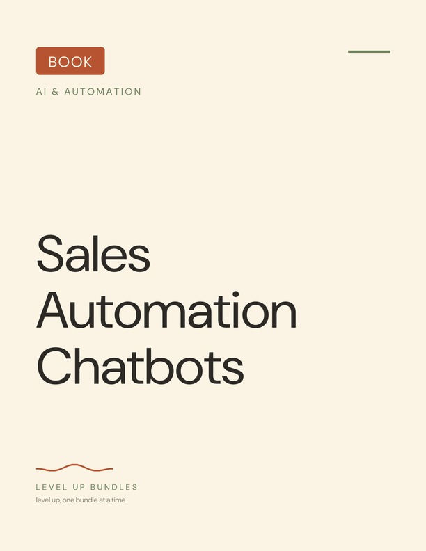 Sales Automation Chatbots