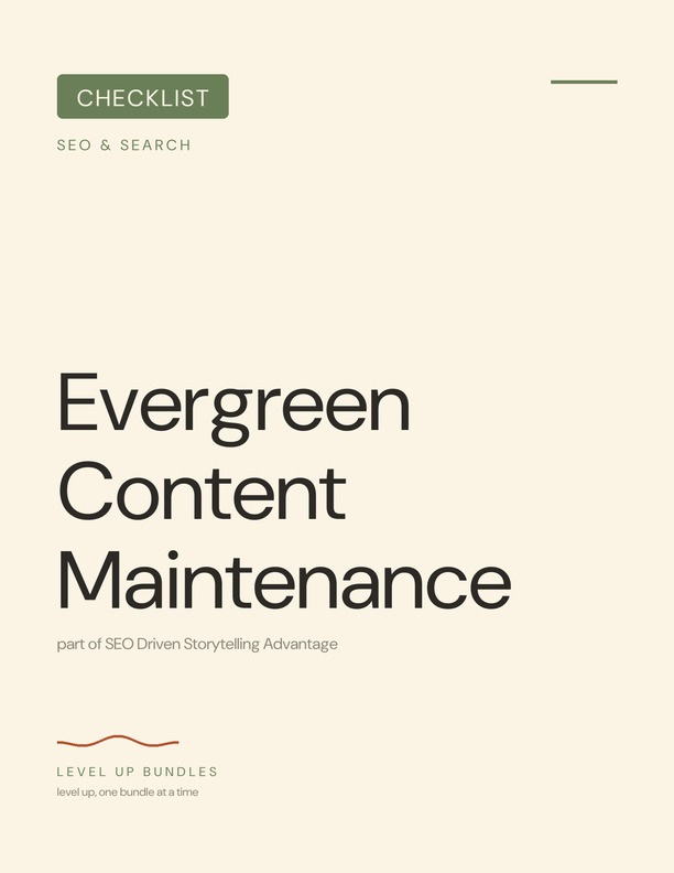 Evergreen Content Maintenance