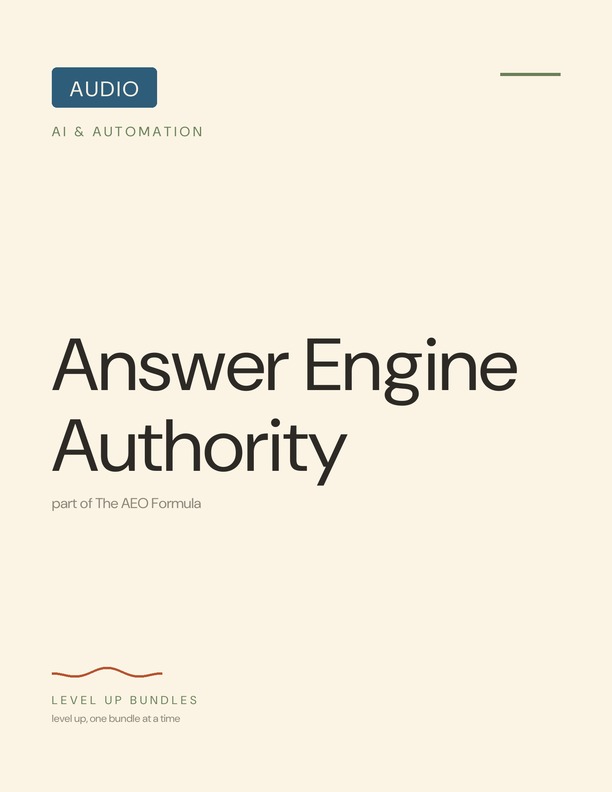 Answer Engine Authority