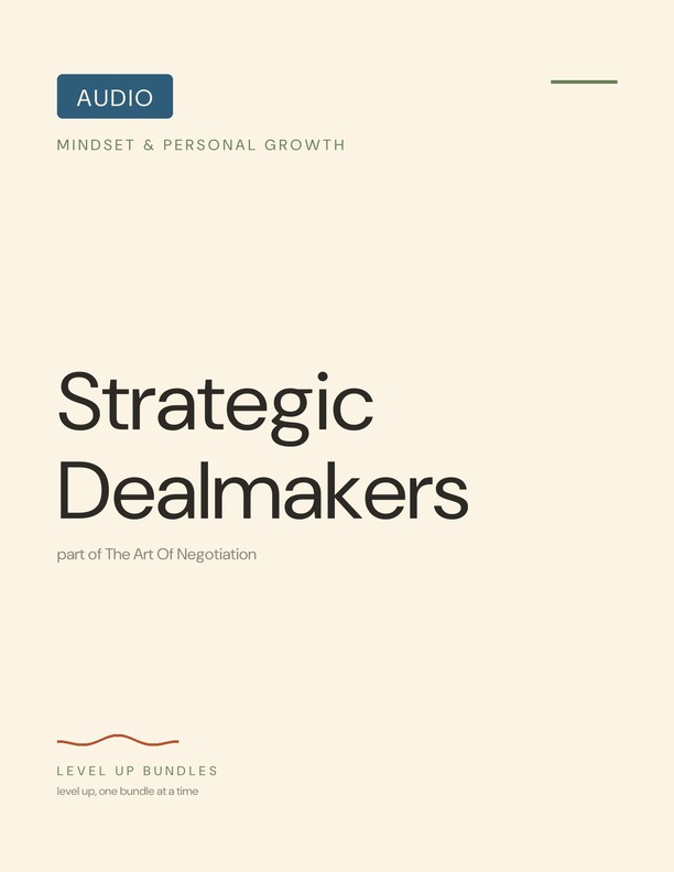 Strategic Dealmakers