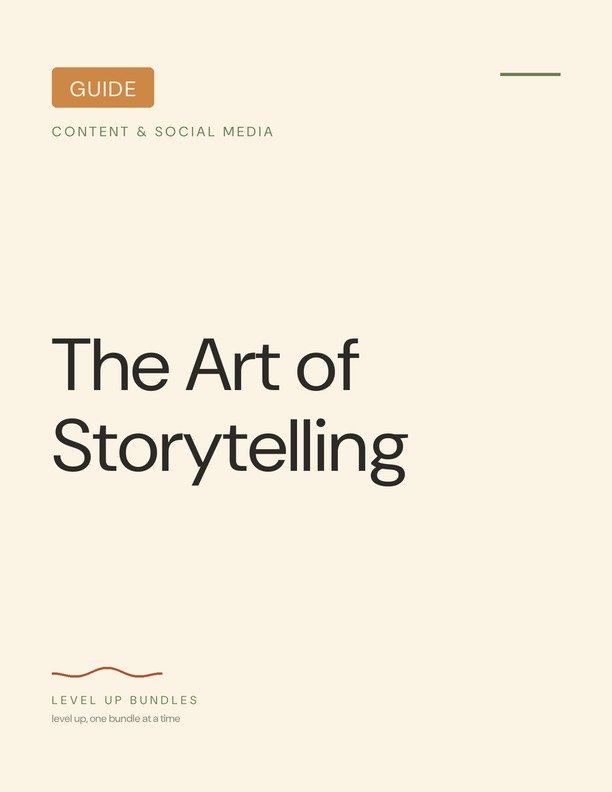 The Art of Storytelling - Guide