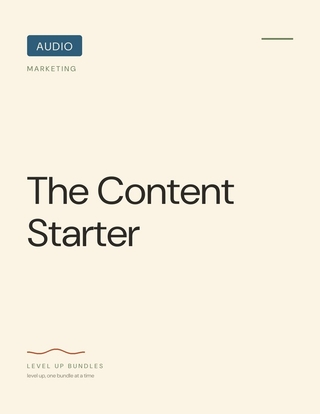 The Content Starter