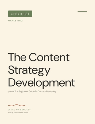 The Content Strategy Development