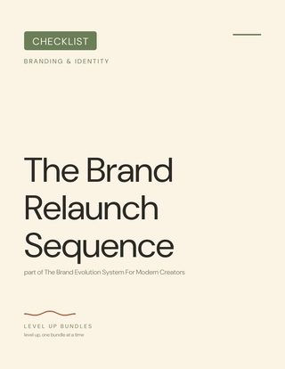 The Brand Relaunch Sequence