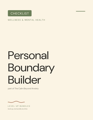 Personal Boundary Builder