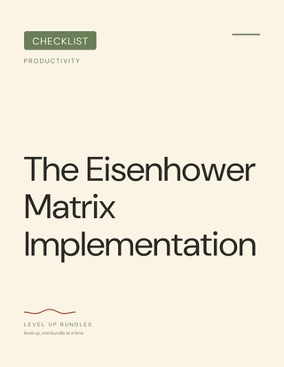 The Eisenhower Matrix Implementation