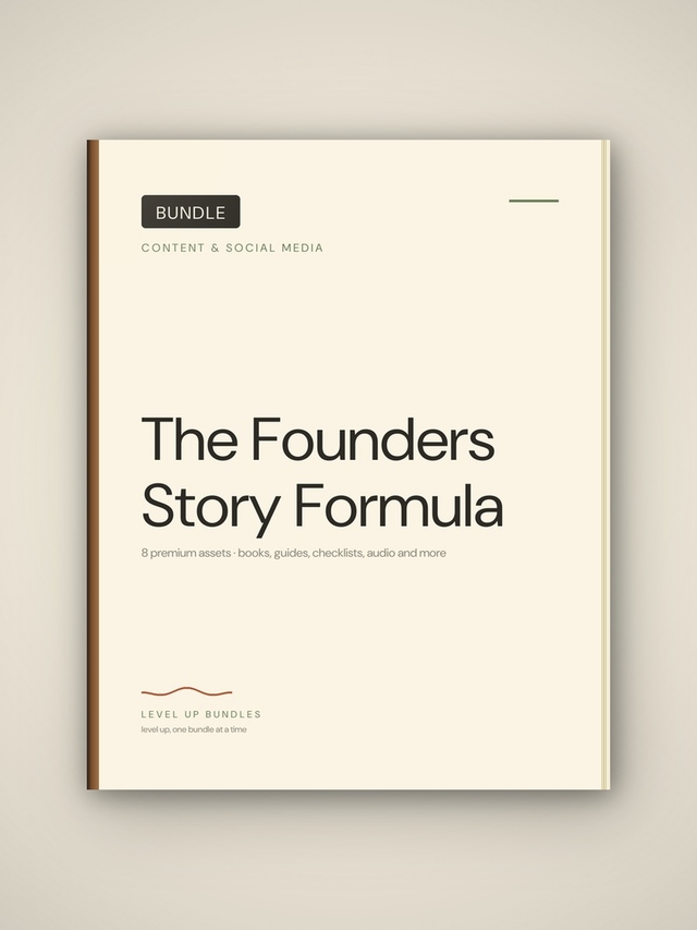 The Founder's Story Formula