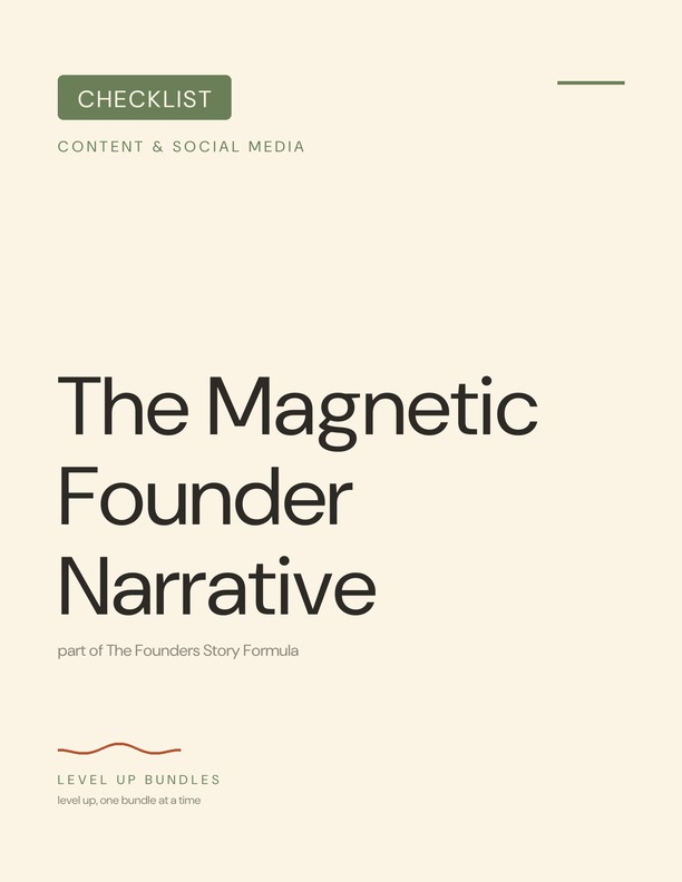 The Magnetic Founder Narrative