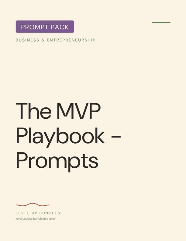 The MVP Playbook - Prompts