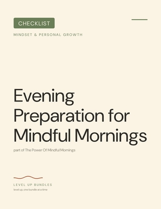 Evening Preparation for Mindful Mornings
