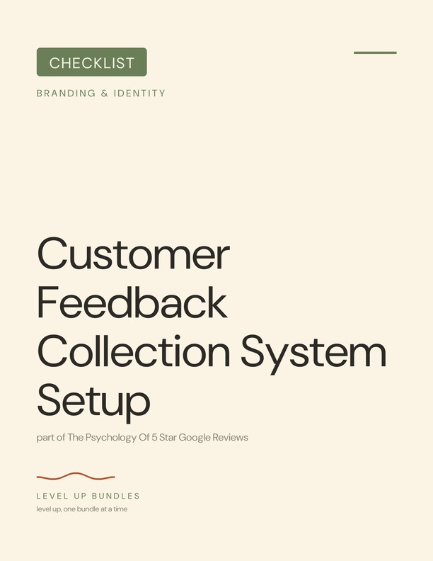 Customer Feedback Collection System Setup