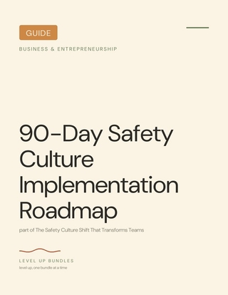 90-Day Safety Culture Implementation Roadmap