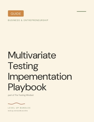 Multivariate Testing Implementation Playbook