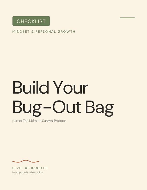 Build Your Bug-Out Bag