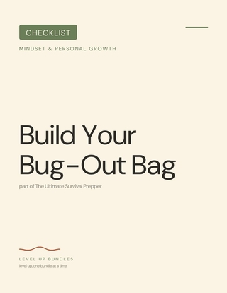 Build Your Bug-Out Bag