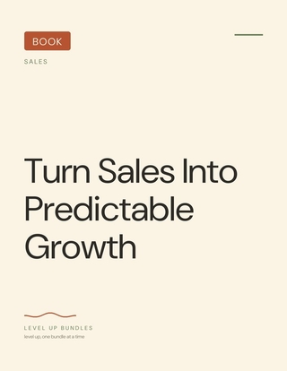 Turn Sales Into Predictable Growth
