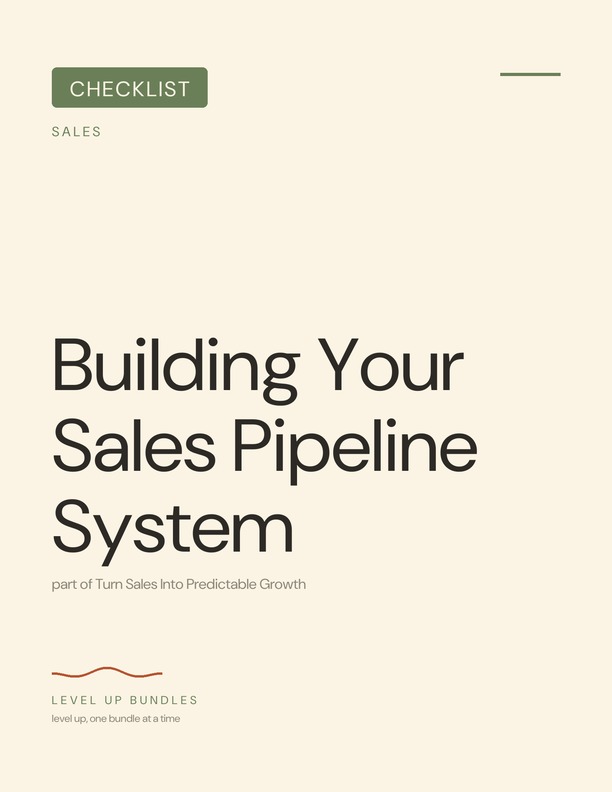 Building Your Sales Pipeline System