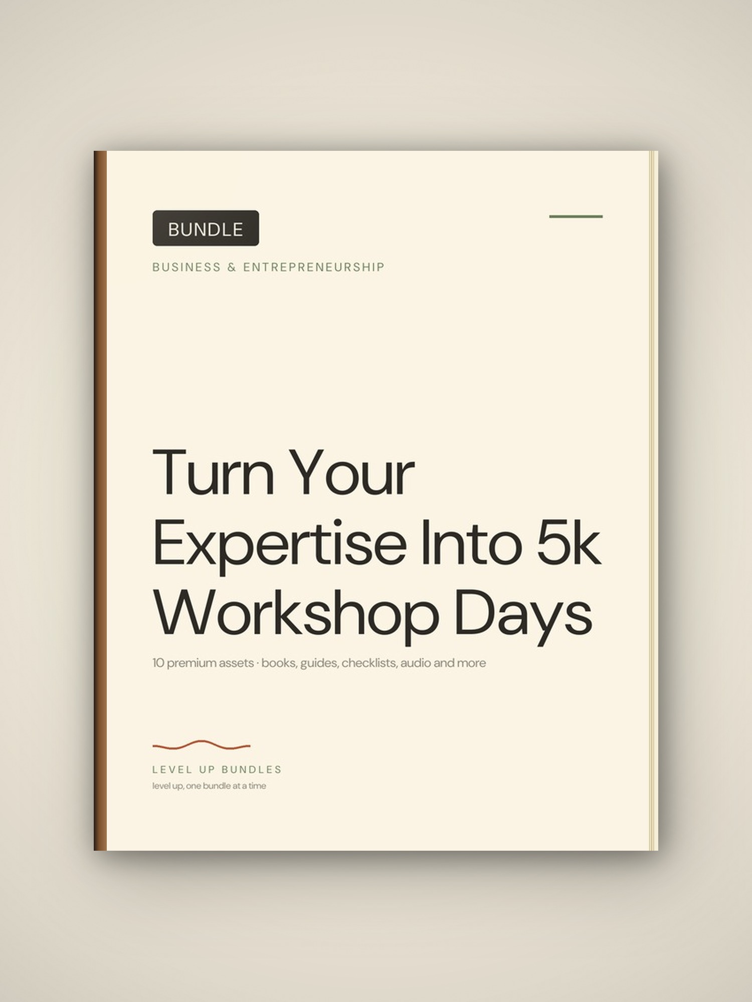 Turn Your Expertise Into $5K Workshop Days