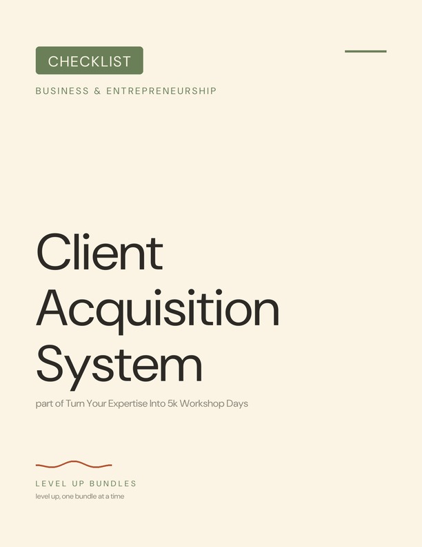 Client Acquisition System