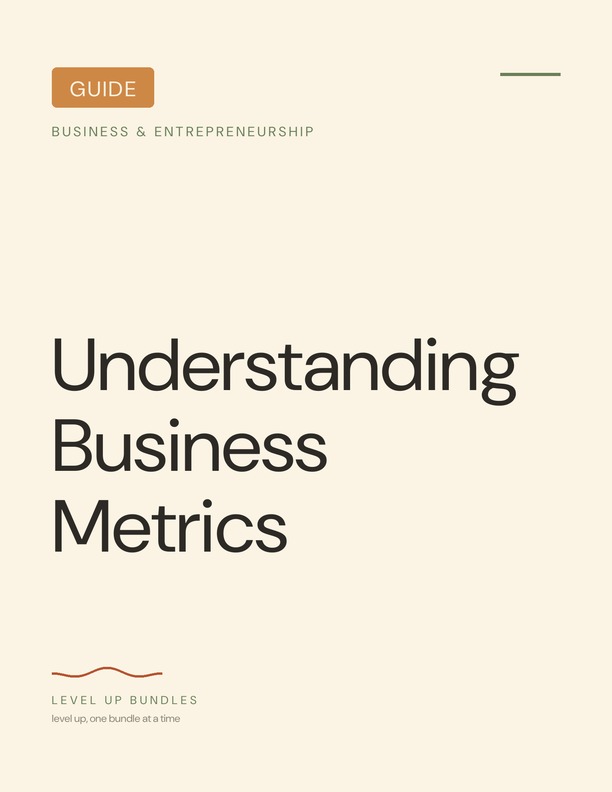 Understanding Business Metrics - Guide