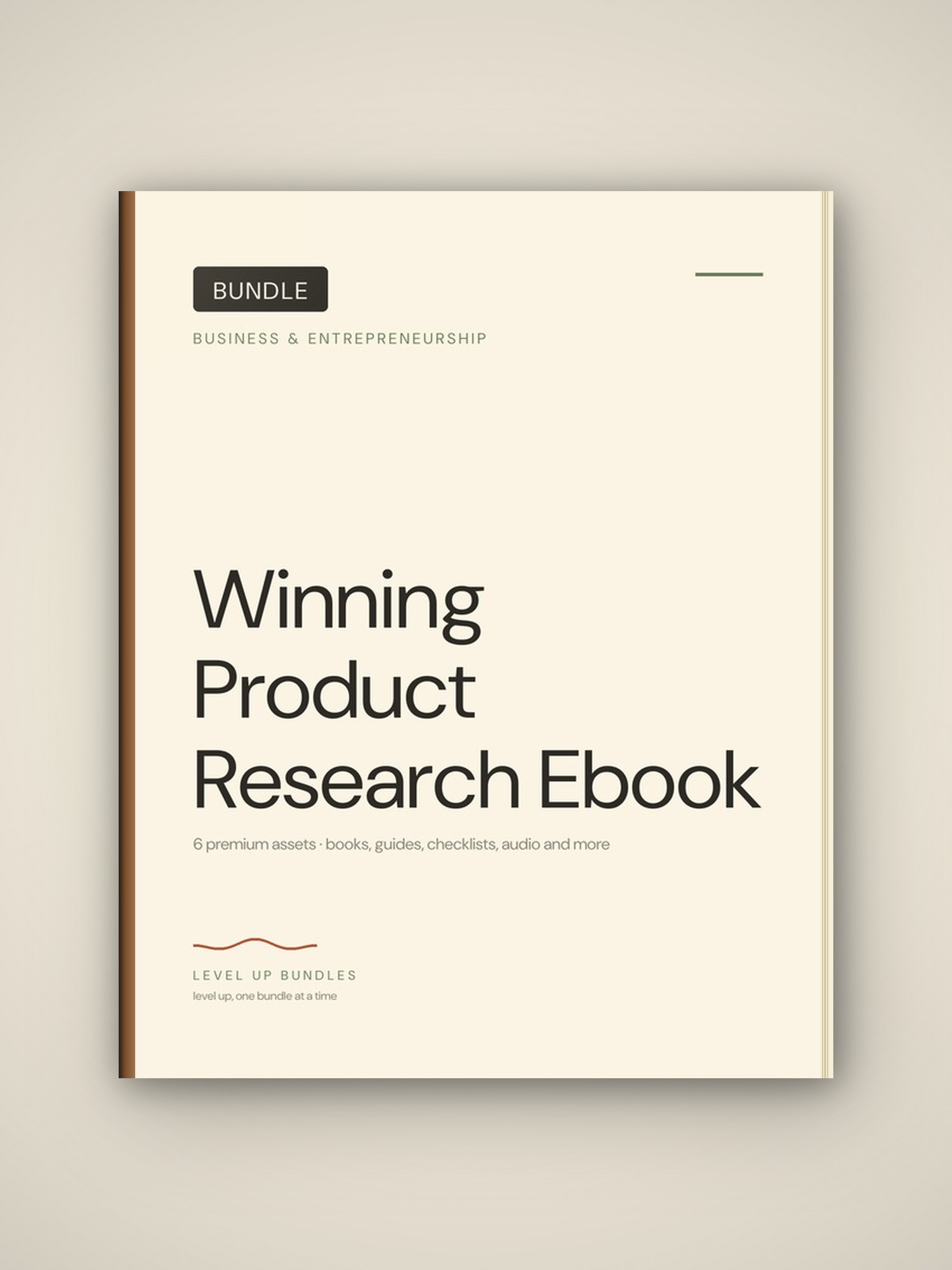 Winning Product Research Ebook