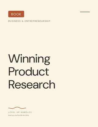 Winning Product Research - Ebook