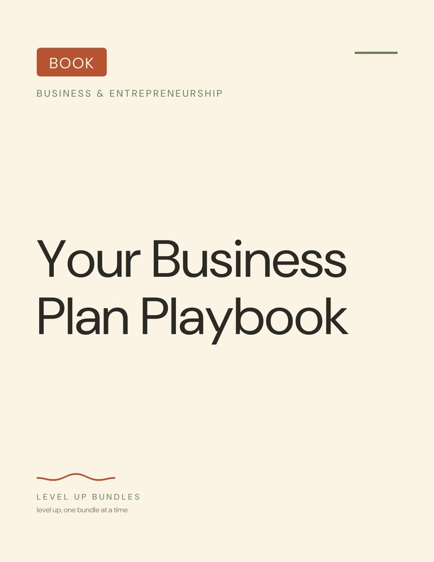 Your Business Plan Playbook - Ebook