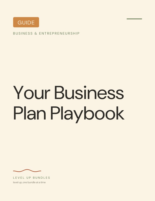 Your Business Plan Playbook - Guide